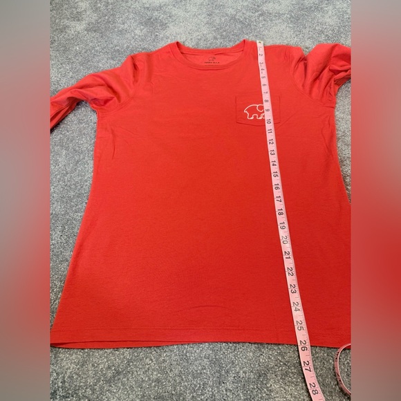 NWOT ivory ella Red Long Sleeve Elephant Butterfly Tee Shirt Women Small - Picture 4 of 5